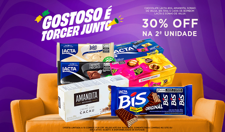 Chocolates Mondelez até 14/06